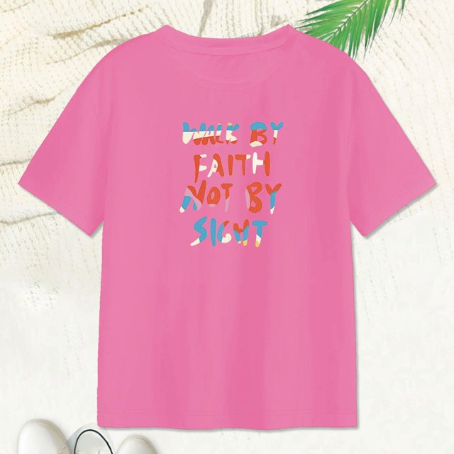 Camisetas para mujer, camiseta para mujer, camisetas básicas, trajes de moda, camisetas de manga corta, camisetas de verano para caminar, compras, via Rosa Rosa
