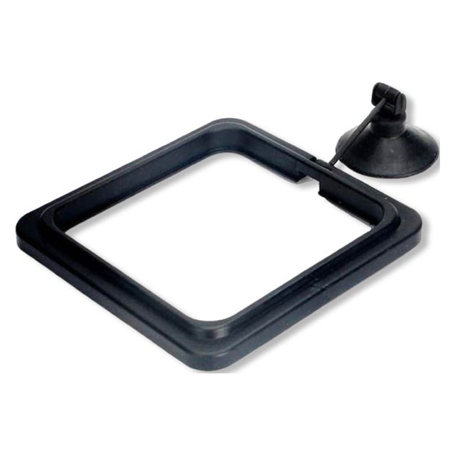 Mangeoire pour Nourriture de Poisson Accessoires Ménagers Forme Carrée Pratique Filet à Déchets Point Fixe Tailles Multiples Aquarium Mangeoires de Pêche 10*10cm