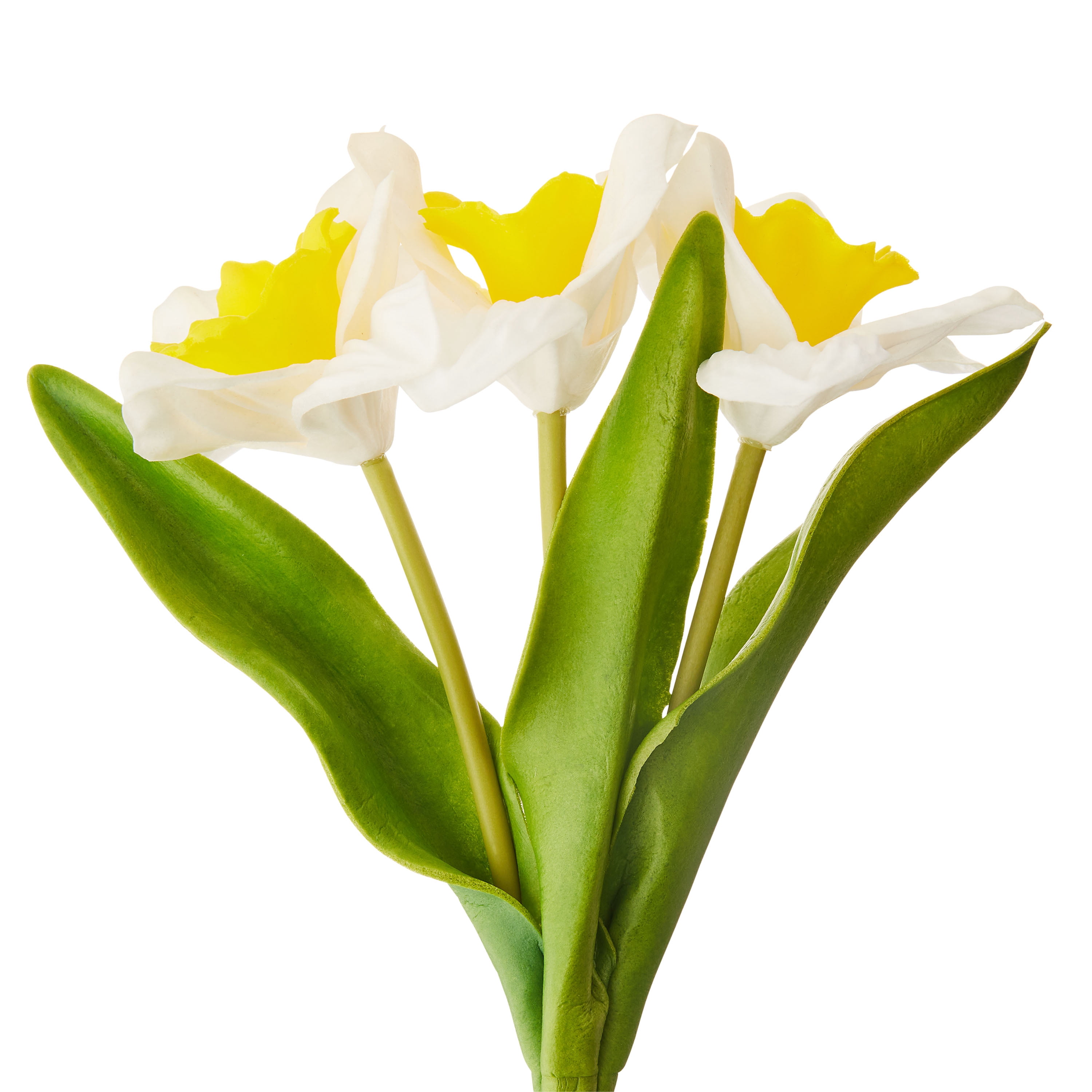 Easter Artificial Yellow and White Daffodil Decor, 12 in, by Way To Celebrate