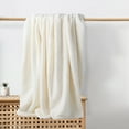 thumbnail image 6 of Matoen Coral Velvet Oversized Bath Towel Set 35.7x67 Inches, Ultra Soft Highly Absorbant Compact Quickdry & Lightweight Large Bath Towels, Ideal for Gym Travel Camp Pool - Blue, 6 of 6