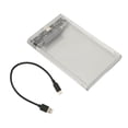 thumbnail image 3 of Boîtier de Disque Dur 2.5 Po, Résistant aux Rayures Boîtier HDD Transparent 5Gbps Facile à Utiliser pour SSD, 3 of 8
