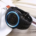 thumbnail image 3 of Mens Male Digital Back Light Round Waterproof Sport Watch Wristwatch Blue, 3 of 8