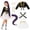 Cosplay-A, variant on Halloween Popular Singers Idol Cosplay Costume, Idol Stage Fashion Dance Outfit, Includes Sequin Jacket, Top and Tulle Skirt with Accessories, Suitable Stage Performance, 110(3-4 Years)