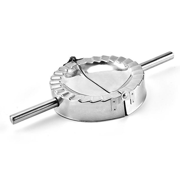 Máquina para hacer bolas de masa de acero inoxidable, molde para prensar, engarzadora de moldes para ravioles, cortador de masa para envolver, para pasteles, raviolis, masa de bola de masa china, con