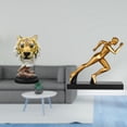 thumbnail image 2 of Escultura Abstracta Moderna De Cabeza De Tigre Para Corredor, Para Sala De Estar, Entrada, Mesa, Estantería, Pasillo, Decoración Del Hogar, Manualidades., 2 of 8