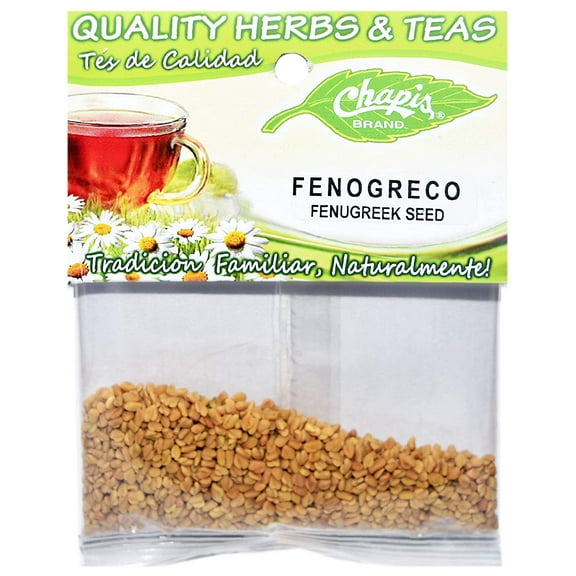 Chapis Tea De Fenogreco - Fenugreek Seed Dried Natural Granule Net Wt. 1/2 oz. (14 g) (3 Pack)