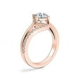 thumbnail image 3 of Diamond-Capitals 0.75 Carat Charm Round Shape Solitaire Natural Diamond (F-G/VS1) Proposal Ring for Love in 18K Rose Gold Size 4, 3 of 8