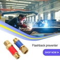 thumbnail image 4 of Pack of 2 Check Valve UNF B Size Flashback Arrestor 9/16 Inch-18 UNF Portable Welding Torch End Connector Accessories Replacing Parts, 4 of 7