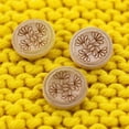 thumbnail image 3 of LA VOGUE Buttons, Natural Material - 3 pieces, 20mm (3/4in), 3 of 4