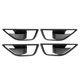 thumbnail image 1 of Cubierta del Tazón del Mango de la Puerta Interior Unique Bargains para Subaru Crosstrek 2024-2026 Marco de Decoración del Mango Interior Fibra de Carbono Negro ABS 1 set, 1 of 6