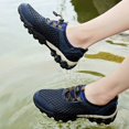 thumbnail image 5 of NOKIO Men Summer Mesh Sneakers Breathable Hiking Shoes Comfortable Walking Shoes Outdoor Travel Shoes Fashion Casual Sports Shoes Quick-Drying Bar𝖾𝖿oot Footwear for Beac𝗁 Wading, 5 of 6