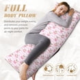 thumbnail image 5 of Lsque Pug And Donut Body Pillow Case Cover,Ultra-Soft Microfiber Bed Pillow Cases 20x54 inches,Elegant Bedding,Breathable Durable Pillow Cover with Envelope Closure, 5 of 8