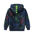 thumbnail image 3 of POPTEM Toddler Jacket Boys Hoodies Zip-up Dinosaur Graphics Hooded Sweatshirt Kids Clothes 4T, 3 of 8