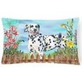 thumbnail image 1 of Carolines Treasures CK1215PW1216 Dalmatian Spring Canvas Fabric Decorative Pillow, 1 of 3