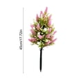thumbnail image 3 of Artificial Blooms Outdoor With Ground Spike, Uv Sturdy Faux Plants For Garden Porch Patio Ornament, Realistic Fake Blooms No Maintenance Yard Plants, 3 of 7