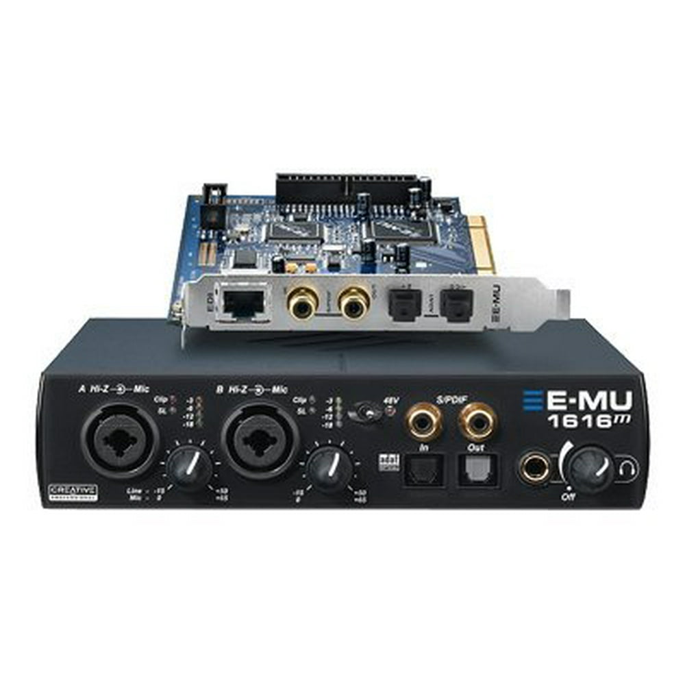 Creative Professional E-MU 1616M PCI Digital Audio System - Audio