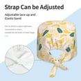 thumbnail image 3 of Salouo Banana With Leaves Print Adjustable Working Caps,1 Pcs Working Hats Elastic Scrub Hats Elastic Tie Back Hats Unisex Nurse Scrub Cap Nurse Hats ,One Size, 3 of 7