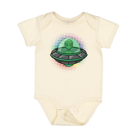 

Inktastic Spaceship Funny Alien Outer Space Gift Baby Boy or Baby Girl Bodysuit