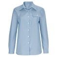 thumbnail image 4 of Ixbnca Striped Button down Shirts for Women Long Sleeve Collared Business Office Work Dressy Blouses, 4 of 6