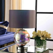 18.75" In Artie Orb Irredescent Chrome Table Lamp