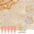 thumbnail image 3 of HINZIC 5 horquillas con borlas de flores para mujer, antideslizantes, perlas, mariposas, flores de amor, peinetas retro chinas Hanfu para boda, novias, accesorios para el pelo largo, 3 of 5