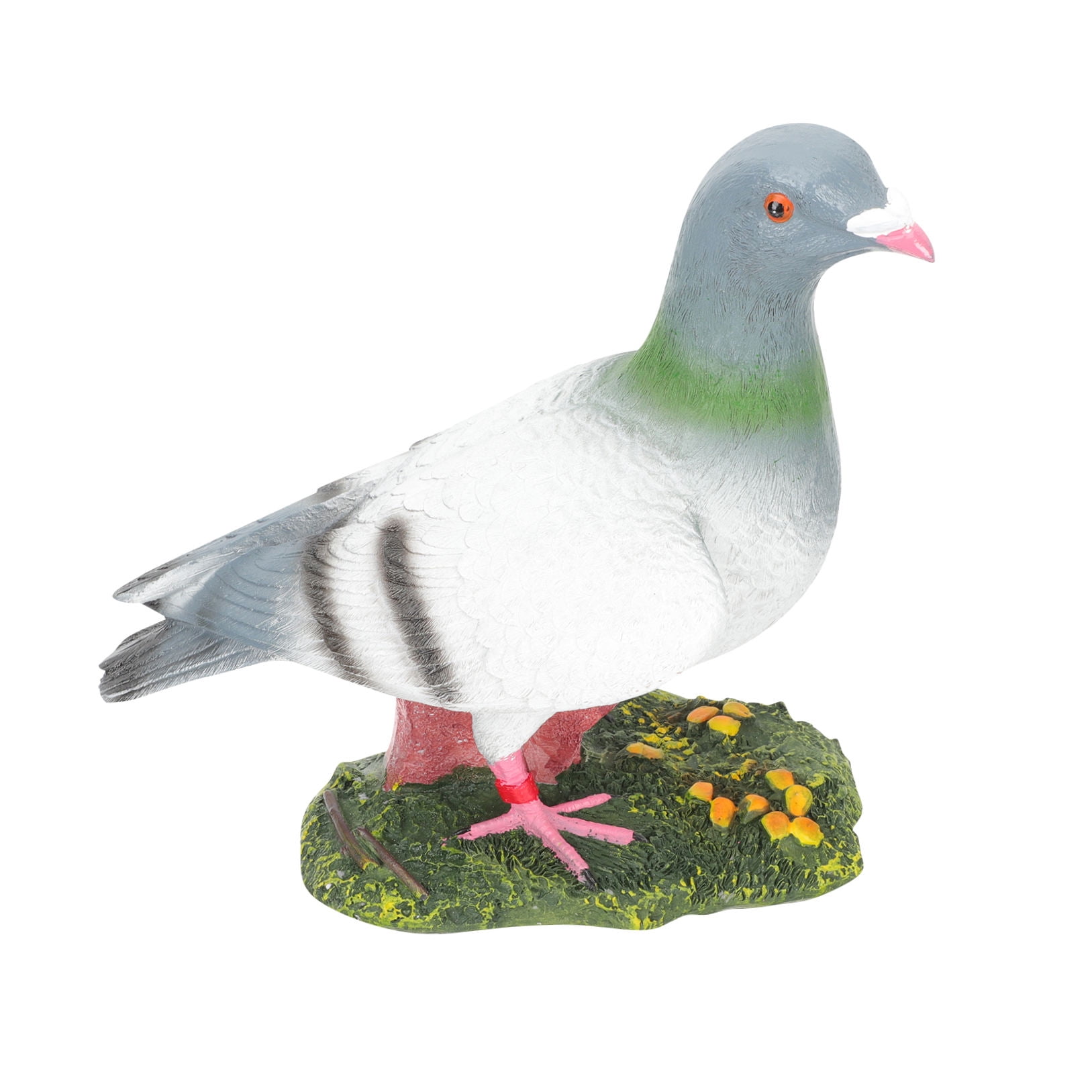 WHAMVOX  Resin Dove Ornaments Garden Figurine Miniature Artificial Birds