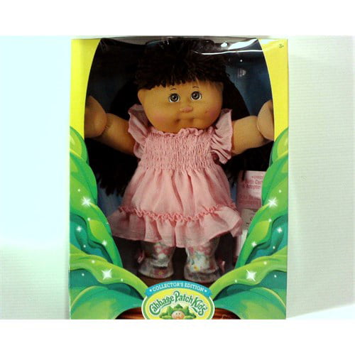cabbage patch kid with black hair