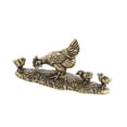thumbnail image 4 of y estatua de pollito, estatuilla de té de latón para mascotas, recuerdo, encantadora para decoración del hogar y la Oficina, accesorio ve, 4 of 9