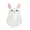 Z13-White, variant on Gunia Easter Baby Girl Outfit Sleeveless Cartoon Bodysuits Dress Headbands Set Romper Clothes Set 0-18 Months