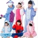 thumbnail image 2 of Pijamas de unicornio para niños y niñas, ropa de dormir de franela con diseño de animales, Panda y Stitch, para invierno xuanjing  unisex, 2 of 2