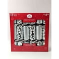 thumbnail image 1 of Lot de 12 crackers de Noël premium Holiday Time, motif botanique argenté, multicolore, 1 of 5