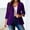 Purple, variant on Qulqfy Womens Cardigan Open Front Plus Size Brown 3/4 Sleeve Work Lightweight Casual Fall Outfits 4XL