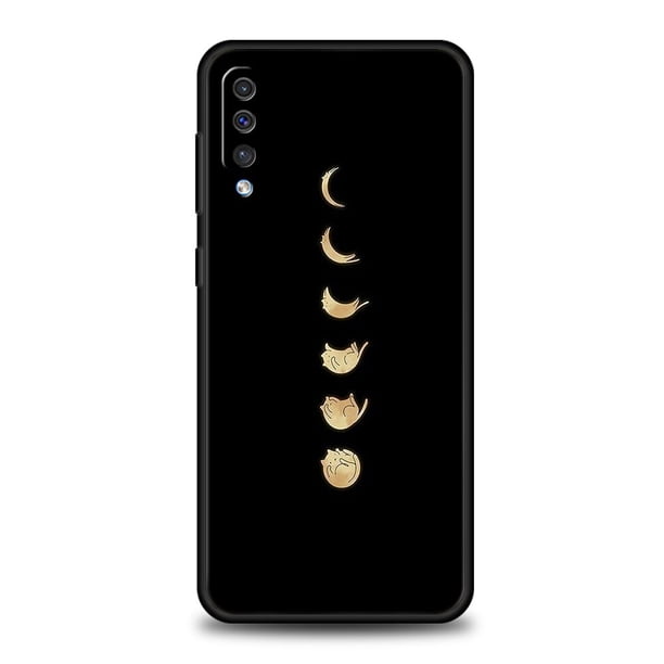 Funda de silicona con dibujo de gato para Samsung Galaxy A42 A22 A12 5G A02 A03 A04 A04S A50 A70 A10 A20 A30 Fivean unisex