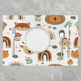 thumbnail image 2 of Cartoon Lions Deer Rainbow Table Place Mats Cute Rainbow Washable Fabric Decoration Table Mats Placemats Set of 4 18"x12" Rabbit Rainbows Place Mats Bed Decor Cute Princess Table Mats, 2 of 4