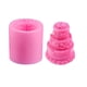 thumbnail image 3 of Molde de silicona 3D para tartas de tres capas, ideal para cumpleaños, bodas, jabón hecho a mano, velas (color aleatorio), 3 of 7