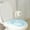 Blue, variant on Toilet Seat Sitz Bath Women Bidet Hip Bath with Flusher Wide Seating Area Comfortable for Various Size Toilet Edge, Round, Oval or Elongated Blue
