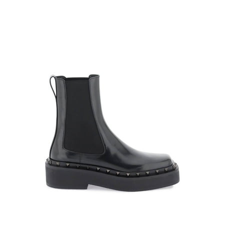 

Valentino Garavani Rockstud M-Way Leather Beatle Boots Women