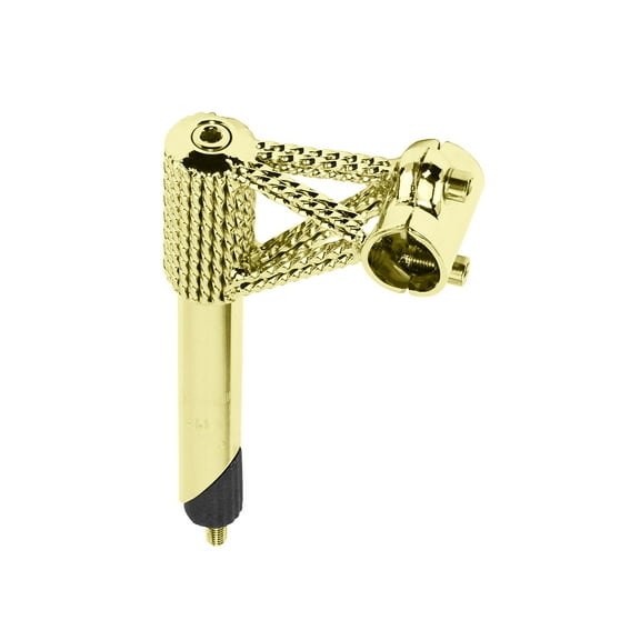 Bike Quad Twisted Lowrider Stem 21.1mm Gold.