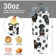 thumbnail image 4 of Insulated 30 Oz Dachshund Tumbler with Handle - Double Wall Stainless Steel Travel Mug, Weiner Dog Themed Gift for Women and Men, Leak Proof Water Bottle Cup, 4 of 6