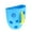 Blue, variant on XUYAN Baby Bath Toy Holder for Bathtub No-Slip Two Suction Cups Collector Bath Toy Storage for East Cleanup Bath Toy Organizer Making Organization Enjoyable Bath Toy Caddy Basket