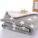 thumbnail image 5 of Manta para bebé Manta polar para niños Manta para recién nacidos Manta suave y acogedora Manta para cama para niños y niñas Diseño gris, 5 of 5