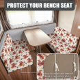 thumbnail image 2 of Yuyamidu Xmas Bow RV Dinette Cushion Covers Stretch RV Couch Covers for Sofa Christmas Camper Dinette Seat Covers Comfortable Slip Covers for RV Furniture Gifts for RV Campers, 2 of 7
