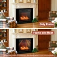thumbnail image 6 of Canddidliike 18 Inch Electric Fireplace Inserted with Adjustable LED Flame, Electric Fireplace Insert, Recessed & Freestanding, 6 of 8