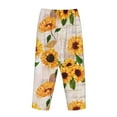 thumbnail image 5 of Fotbe Sunflower 5 Women's Pajama Pants,Sleepwear Pants,Pj Bottoms Drawstring And Pockets-XX-Large, 5 of 9
