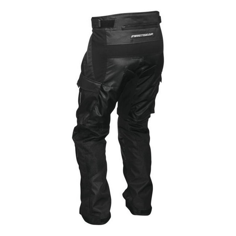 FirstGear Panamint Mens Textile Motorcycle Pants Black 40 USA Tall Walmart