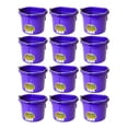 thumbnail image 1 of Little Giant 2 Gallon All Purpose Flat Back Plastic Bucket, Purple, (12 Pk), 1 of 3