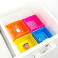 thumbnail image 4 of Storage Box Push Button Multi-function Large Capacity Foldable Silicone Desktop Key Lipstick Storage Case Household Supplies, 4 of 8