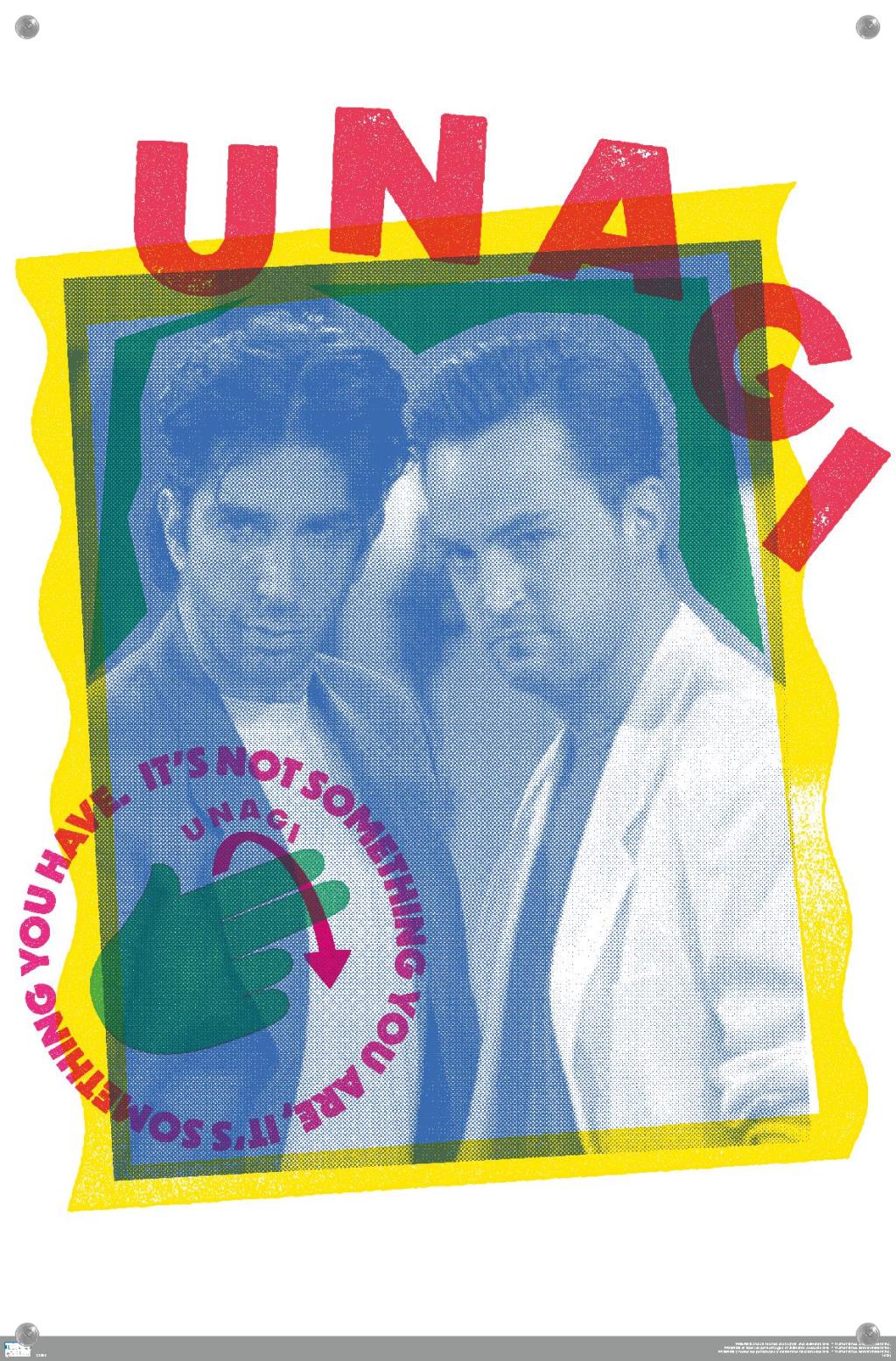Friends - Unagi Wall Poster with Push Pins, 14.725" x 22.375"