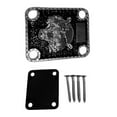 thumbnail image 1 of Electric Guitar Neck Backing Plate Bass Neck Strength Connect Board Joint Plate Silverb, 1 of 6