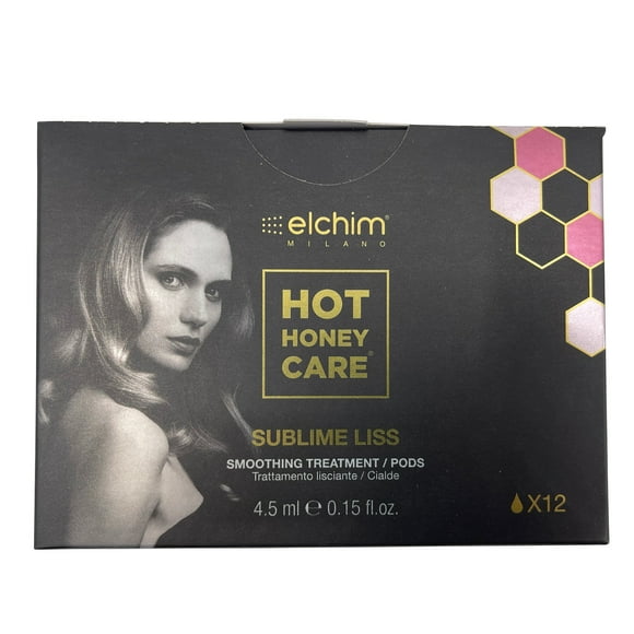 Elchim Milano Hot Honey Care Sublime Liss Smoothing Treatment Pods 0.15 OZ x 12